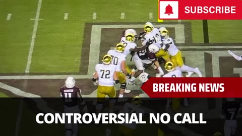 The Most Controversial No Call Of The Weekend