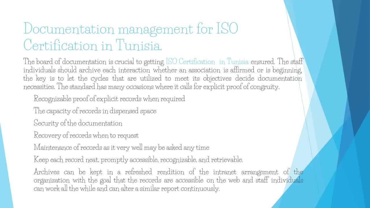 ISO Certification in Tunisia