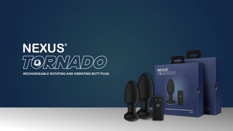 Nexus Tornado Rotating & Vibrating Anal Plug Medium