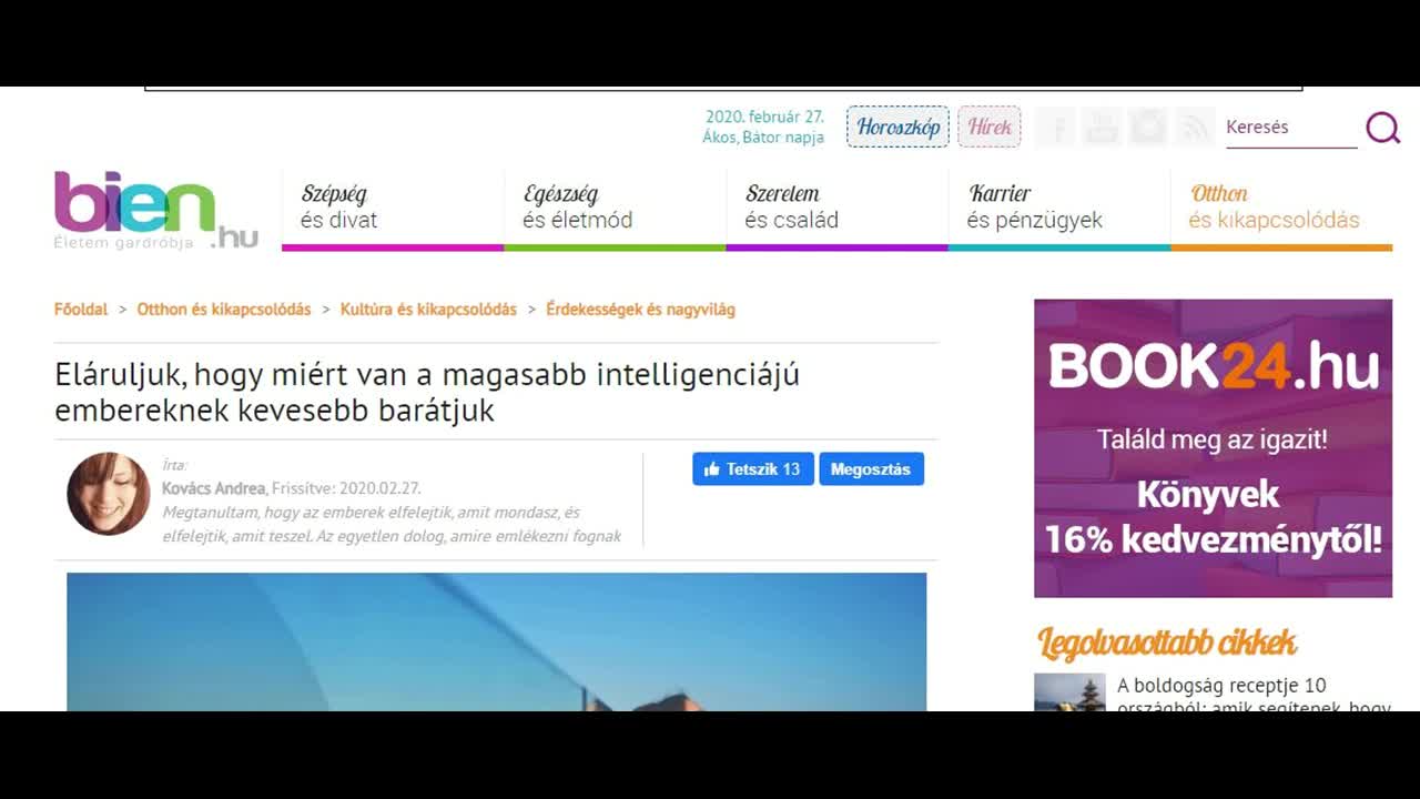 Szuperzsenik és az én jellemzőim