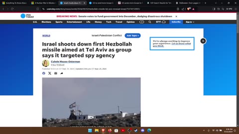 IN THE NEWS: MORE U.S. TROOPS TO MIDDLE EAST/HEZBOLLAH ATTACKS TEL AVIV