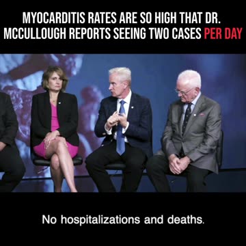 Heart-Stopping Trend: Myocarditis Rates Are So High That Dr. McCullough Reports Seeing Two Cases PER DAY