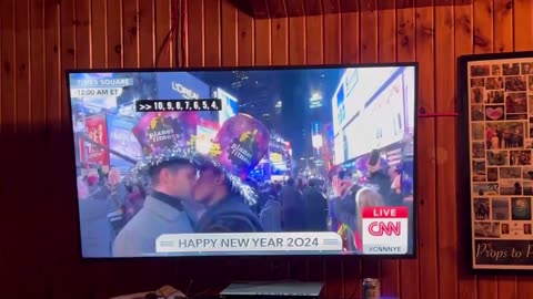 The very first thing broadcast on corporate media in 2024 (CNN)