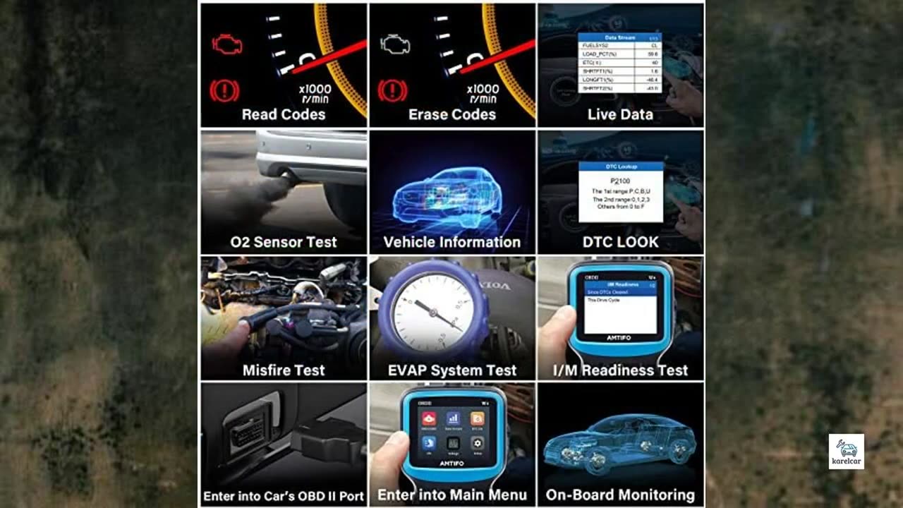 Review - OBD2 Scanner Color Screen Live Data: Easy Set up Reset Clear Engine Error Code Plug&Play