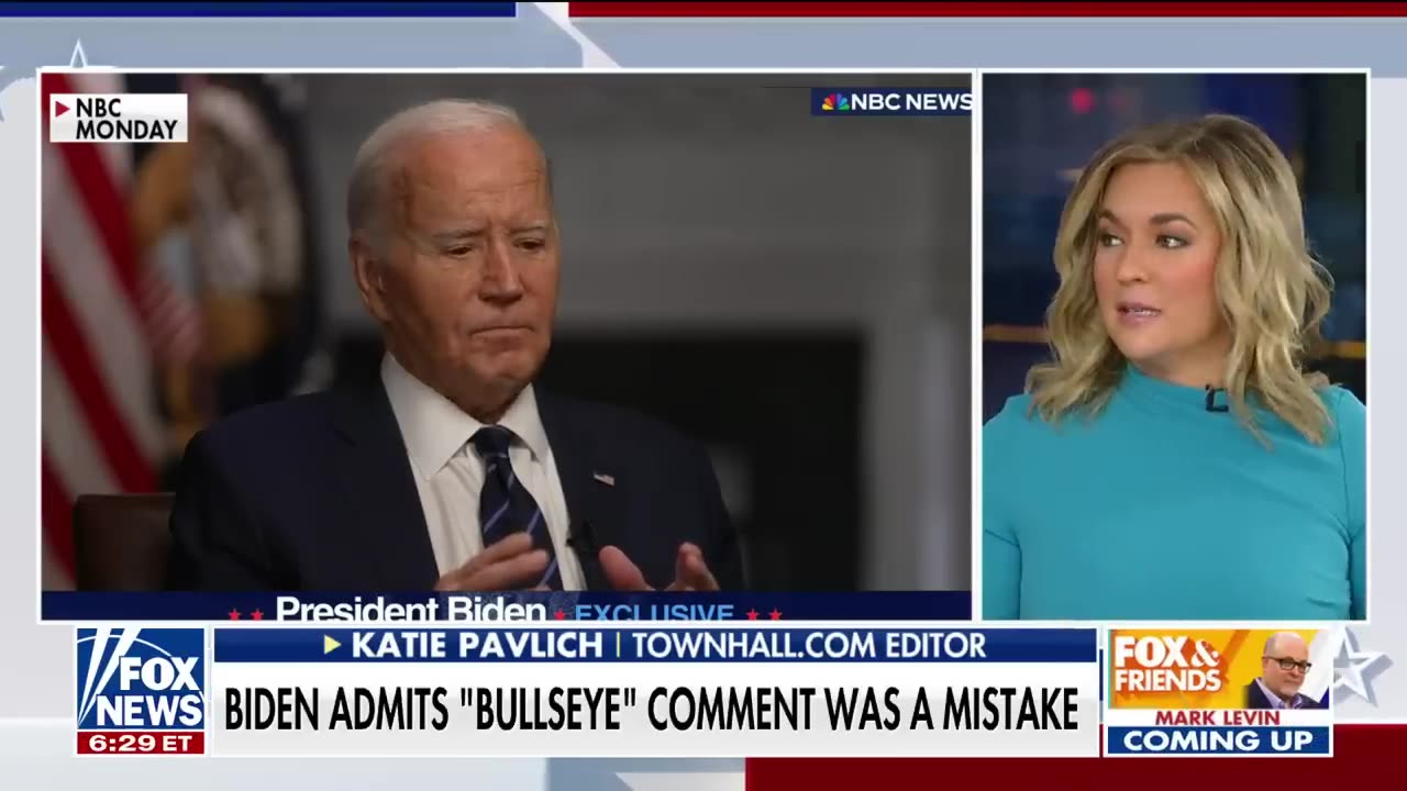 Biden walks back calls to put a 'bullseye' on Trump