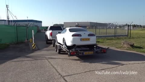 Toyota supra turboVS Ferrari