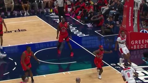 NBA - Bilal Coulibaly knocks down the heavily contested 3!