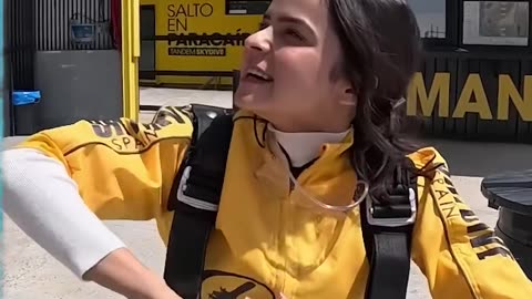 Skydiving in Spain!!🪂🥰 #bucketlist #trendingshorts #skydiving #palaksindhwani