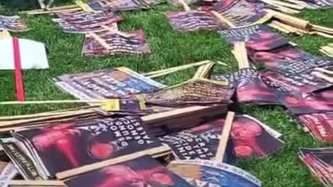After the protesters left all their trash behind at Union Park, Chicago DNC