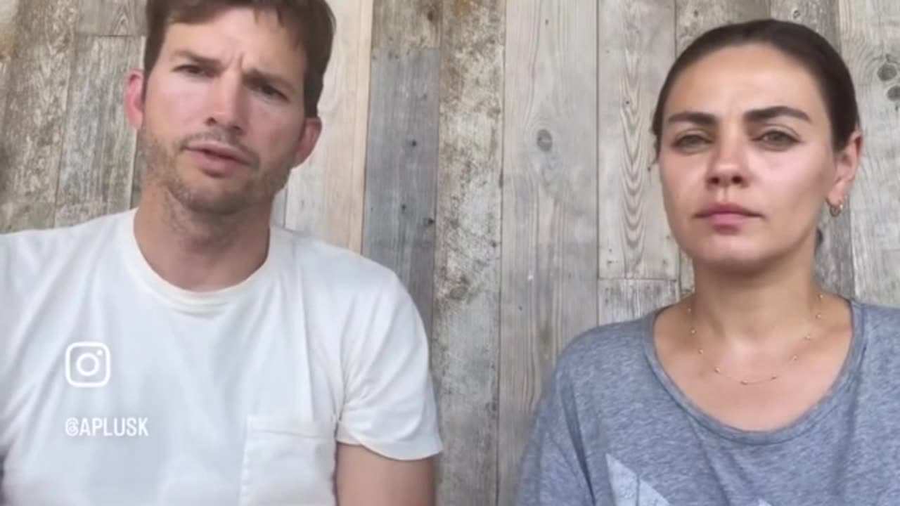 Ashton Kutcher & Mila Kunis' Apology Looks Like A Hostage Video