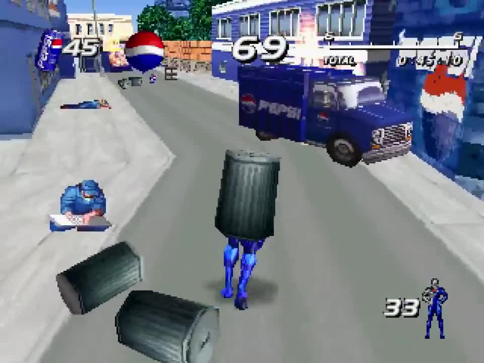 Pepsiman Gameplay (Final Stage) [PSX]