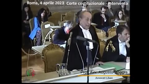 Corte costituzionale, 4 aprile 2023 - intervento del Prof. Avv. Augusto Sinagra