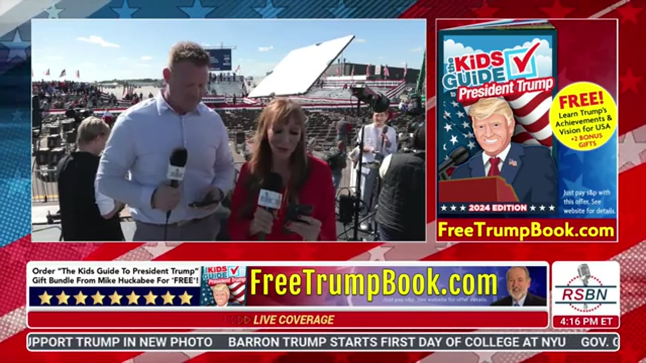 LIVE REPLAY: President Donald J. Trump to Hold a Rally in Mosinee, WI - 9/7/24