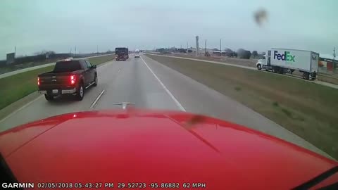 Distracted Driver Slams Highway Barrier and Causes an Even Bigger Accident