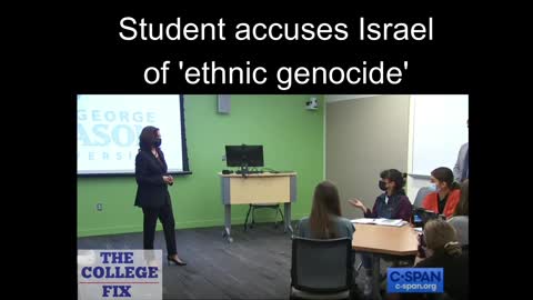 Student accuses Israel of 'ethnic genocide' -- Harris thanks her for comments