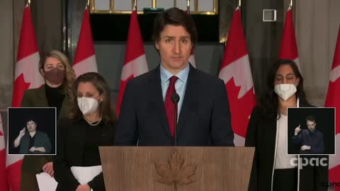 PM Justin Trudeau Announces New Sanctions Against Russia