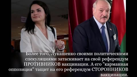 "Карманная оппозиция" Лукашенко помогала ему ставить граждан РБ в стойло "вакцинации ковид-19"