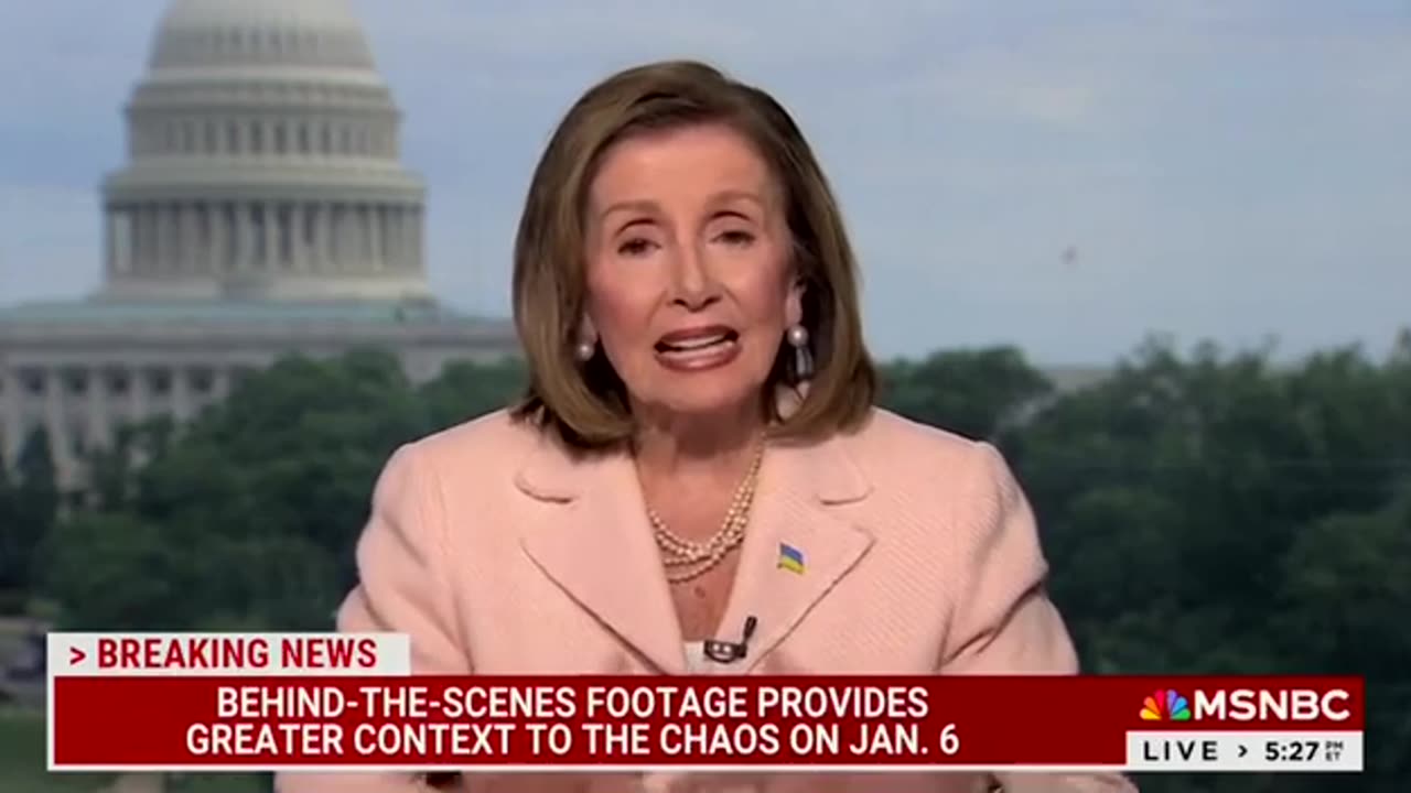 Nancy Pelosi Reacts to New Video of her on J6