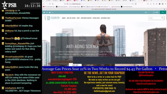 2022-03-15 15:00 EDT - The Common Sense Show: with Derek