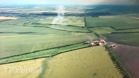 TOS-1 hits the positions of the Armed Forces of Ukraine near Donetsk.