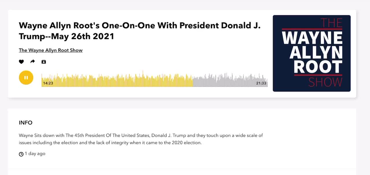 No, President Trump. We Will Not Go Another 3.5 Years w/ Fake President Joe.