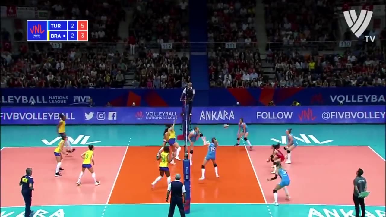 ✅Zehra Güneş vs Ana Beatriz Corrêa✅ | Who is the Best for you ? | Turkey vs Brazil | VNL 2019 | HD |