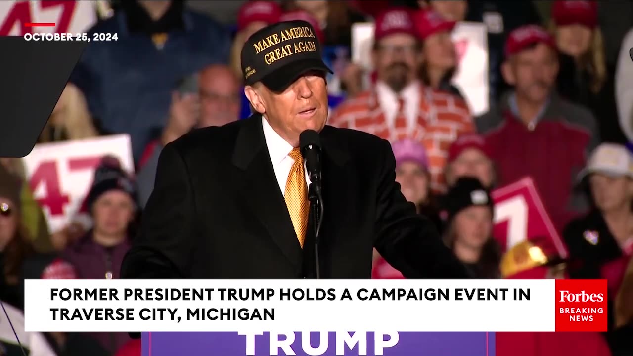 Trump Lobs Shocking Insults At Kamala Harris During Michigan Campaign Rally