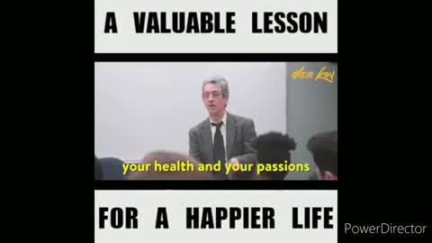 Motivation for a happy life