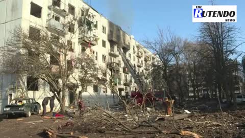 Ukraine residential buildings shelled as Putin launched 'military operation' | The Rutendo