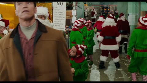 Jingle All The Way Santa Smackdown Scene