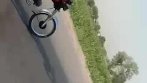 Unlucky biker got an Adventure