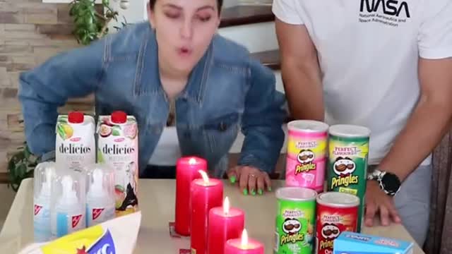 Blow out the candle challengeshorts by Tsuriki Show