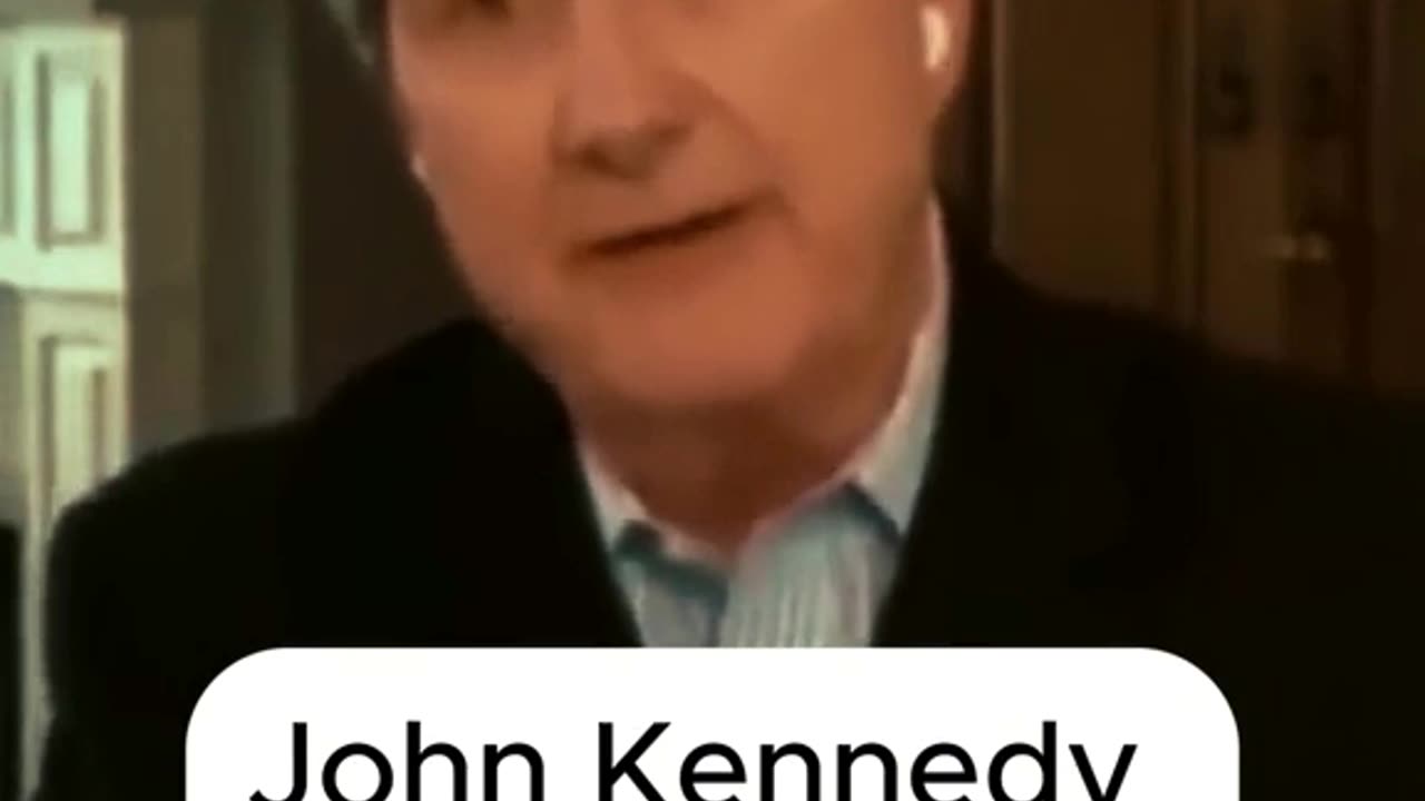 John Kennedy is hilarious out of context