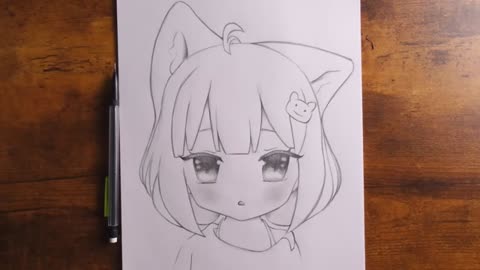 How to Draw Anime girl - Drawing step by step