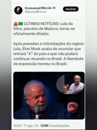 Enfim o Ditador tirou a máscara e mostrou sua face de Ditador.
