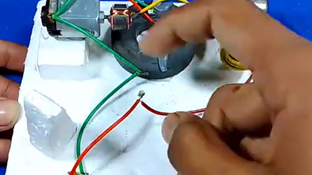 How to make free energy generator using DC motor