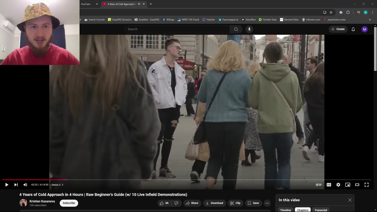 Kristian Kasanova doesnt approaches from behind - ANALYSIS of Pickup and Dating