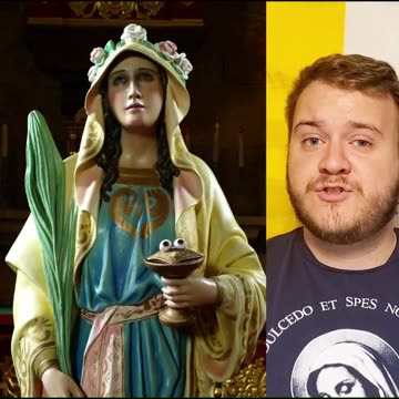 #2: Halloween Saint: St. Lucy #short #shorts