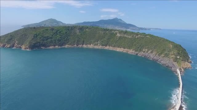 procida italy aerial video