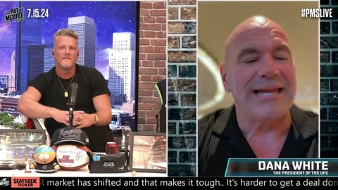 Dana White Refers To Trump As An 'American Bada**