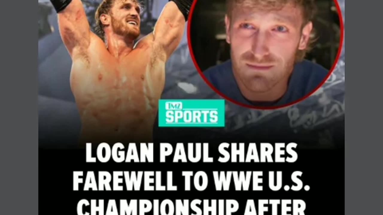 Logan paul says farewell to wwe us championship trust me folks he be back gets title back 8/12/24