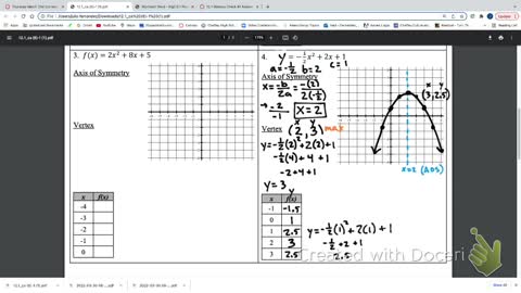 IM2 Alg 1 Traditional 12.1 Corrective#1