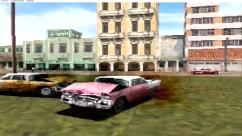 High speed chase of a 1958 Dodge Coronet car in Havana Cuba in the game Driver 2 - Part 20