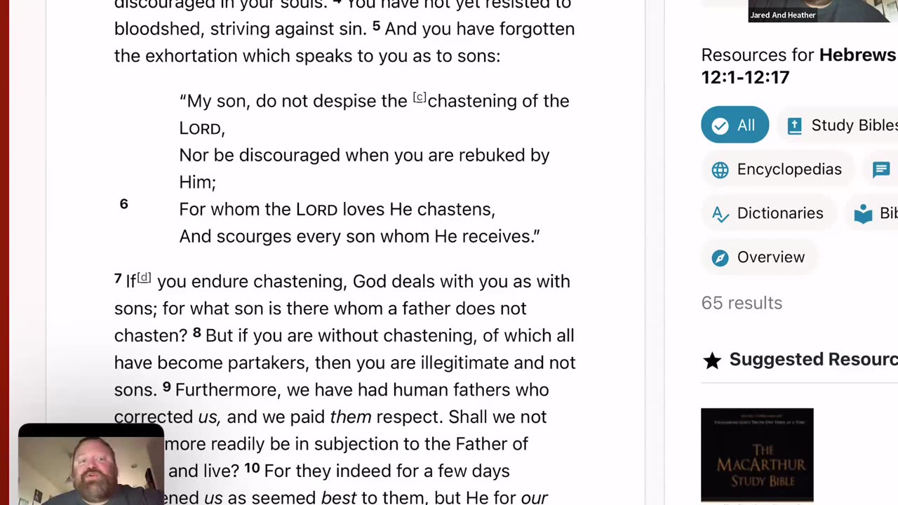 🔴"Persevering in Faith: A Deep Dive into Hebrews 12:1-17 (NKJV)."🔴