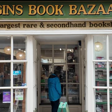 Baggins Book Bazaar in rochester town kent uk