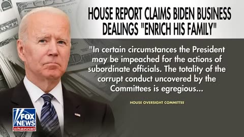 Biden committed impeachable offenses 'defrauded' US to enrich his family