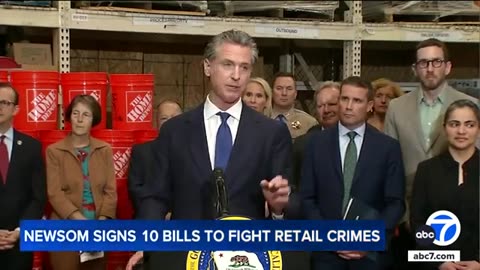 Newsom signs 10 bills to fight organized theft. Here's what they'll do