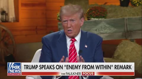 President Trump: “It is the enemy, They are marxists, communists, fascists.