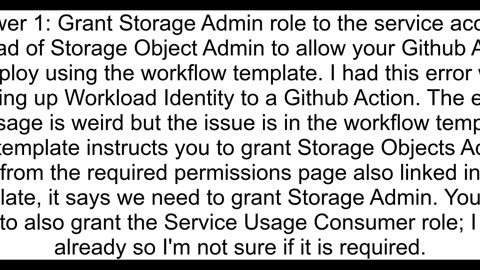 GCP Cloud Run quotError The user is forbidden from accessing the bucketquot