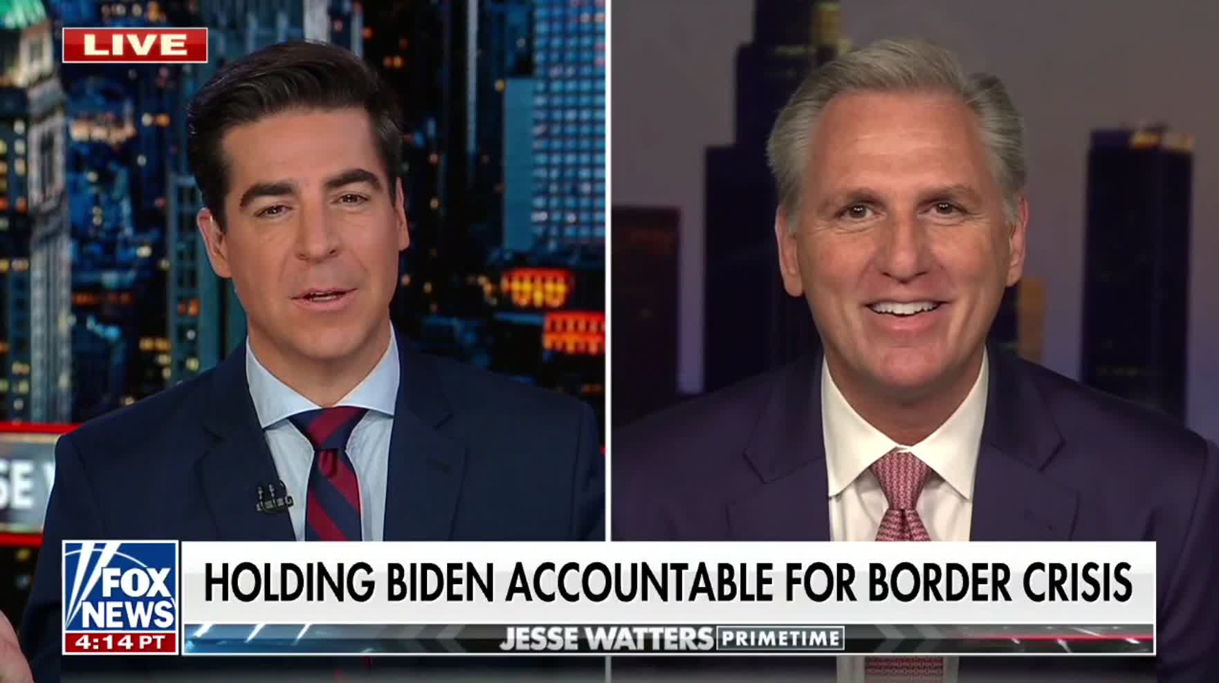 Rep. Kevin McCarthy slams the Biden admin for the crisis at the US-Mexico border